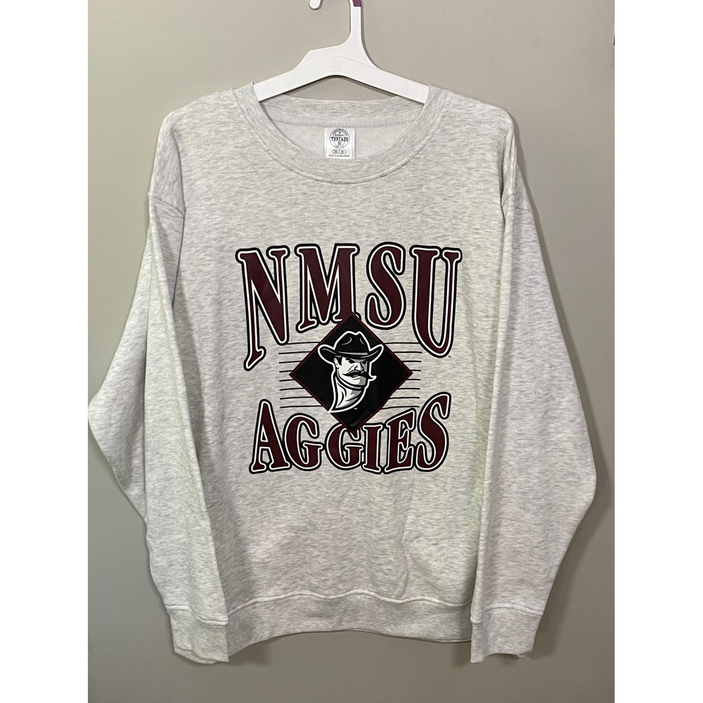 NWOT Rivalry Threads NMSU Aggies Sweatshirt Mens 2XL Gray Graphic Pullover